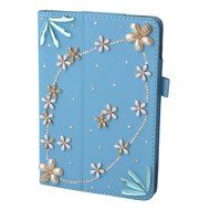 Spritech(TM) Luxury Bling Rhinestone Design Elegant Flower Decor Smart-shell Stand Cover for Amazon Kindle Fire... N7