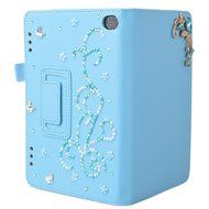 Spritech(TM) Luxury Bling Rhinestone Design Elegant Flower Decor Smart-shell Stand Cover for Amazon Kindle Fire... N12