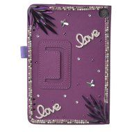 Spritech(TM) Luxury Bling Rhinestone Design Elegant Flower Decor Smart-shell Stand Cover for Amazon Kindle Fire... N13