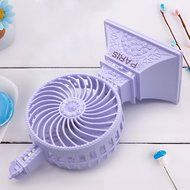 ZXK CO Portable USB Desktop Fan Eiffel Tower Rechargeable Table Fan Built-in Li-ion Battery Cooling Fan ideal... N11