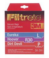Filtrete Hoover R30 plus MicroAllergen Bags, 5 Bags and 3 Filters Per Pack