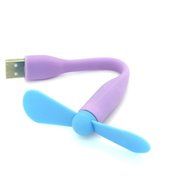 Travel Mini USB Fan For Computer Charging Treasure Purple N8