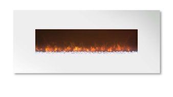 Modern Flames CLX-2 Series Electric Fireplace with Black Stainless Steel Front, 144-Inch N12