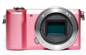 Sony Alpha A5000 ILCE5000/P 20.1MP Mirrorless Digital Camera Body Only (Pink)