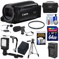 Canon Vixia HF R70 16GB Wi-Fi 1080p HD Video Camcorder with 64GB Card + Battery &amp; Charger + Case + Tripod + Stabilizer...