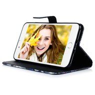 iPhone 7 Plus Case (5.5 inch) - Flip Stand Wallet Case PU Leather Shock-Absorption Soft TPU Inner Bumper Cute... N9