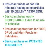 Safe Silica-Gel Safe &amp; Strong Silica Gel packets Desiccants Dehumidifiers 3 1/4 x 2 1/4 inch - 25 Silica-Gel Packs... N4