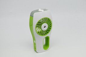 Riipoo Mini Portable USB Beauty Humidifier Fan,Water Spray Beauty Humidifier Fan with USB Charging Cable&#65288;Green&#65289;