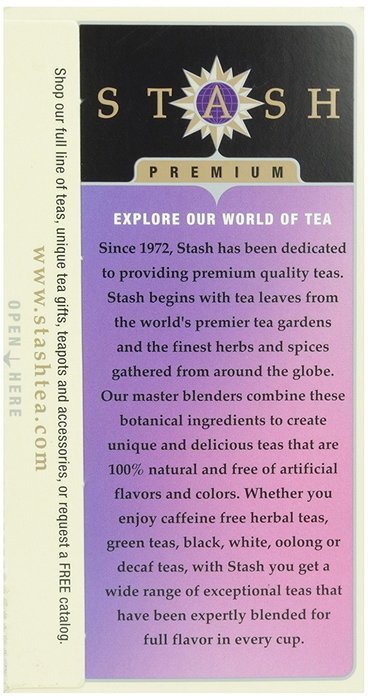Stash Tea Decaf Earl Grey Tea - 18 ct N3