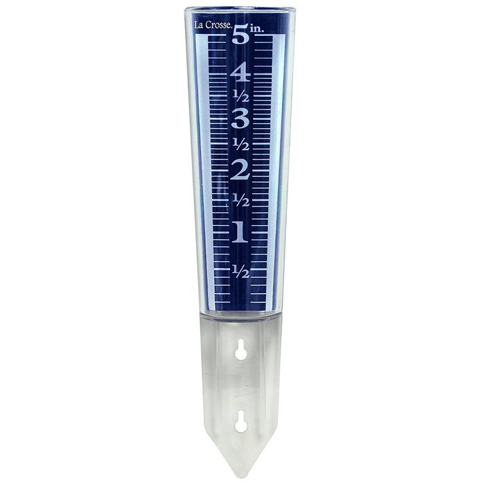 LaCrosse 704-1531 La Crosse 12 inch Plastic Rain Gauge with Easy Read Design
