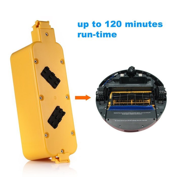 Powerextra 14.4V 3500mAh Ni-MH Replacement Battery for iRobot Roomba 400 series Roomba 400 405 410 415 416 418... N2