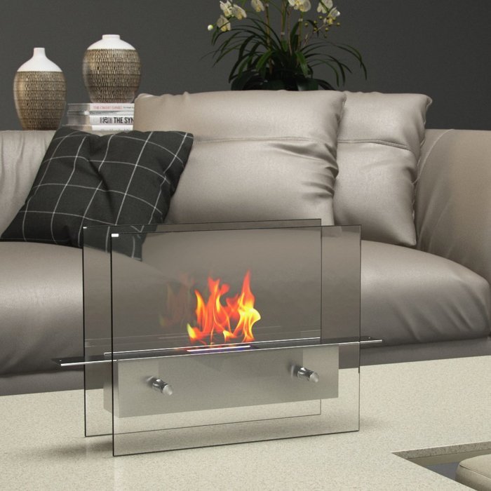Moda Flame Ibiza Ventless Tabletop Bio Ethanol Fireplace N3