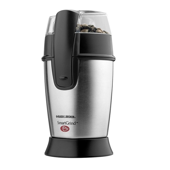 Black & Decker CBG100S Smartgrind Coffee Grinder, Stainless Steel N3