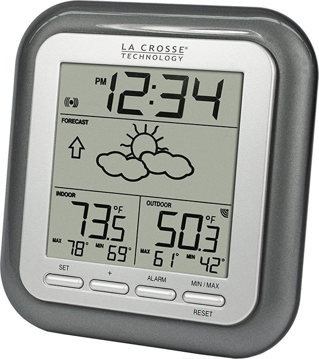 La Crosse Technology WS-9133BK-IT Wireless Forecast Station, Black N3