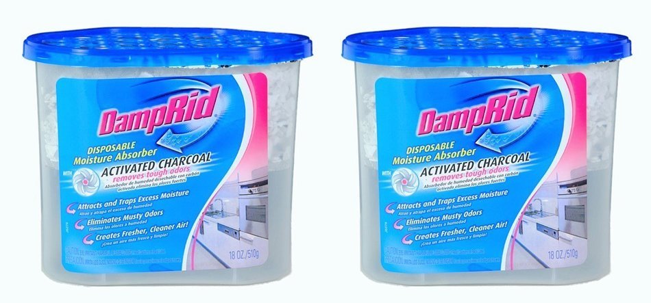 Damp Rid Fg118 18 Oz Moisture Absorber With Activated Charcoal