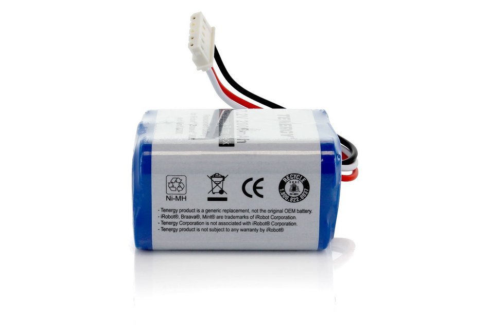 Tenergy 7.2V 2000mAh Replacement Battery for iRobot&reg; Braava&reg; 380t & Mint&reg; 5200