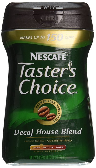 Nescafe Taster's Choice, 100% Pure Instant Coffee Decaffeinated, 10 oz N2