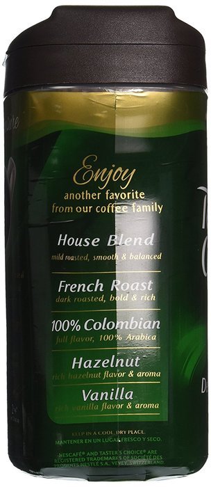 Nescafe Taster's Choice, 100% Pure Instant Coffee Decaffeinated, 10 oz N3