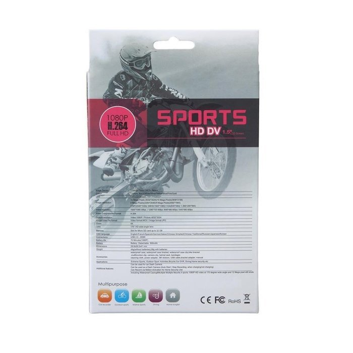 eForprice SJ4000 Helmet Sports Dv 1080P 30fps 12 Mega Pixels H.264 1.5 Inch 170&iexcl;&atilde;Wide Angle Lens Outdoor Waterproof... N2