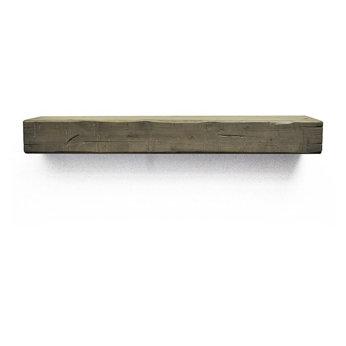 Dogberry Collections Rustic Fireplace Mantel Shelf N4