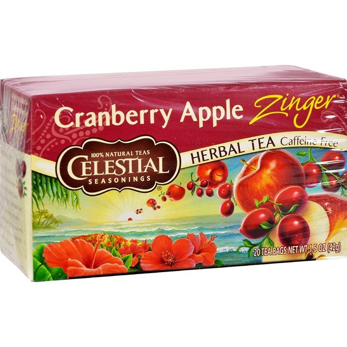 Celestial Seasonings Cranberry Apple Zinger Tea Bags - 20 ct