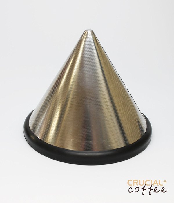 Premium Washable & Reusable Stainless Steel Cone Coffee Filter, Fits Chemex 6, 8 & 10 Cup Coffee Makers & Durable... N2