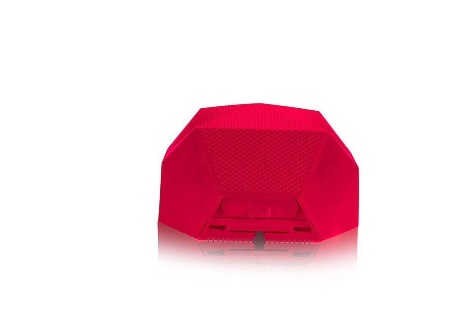 Outdoor Tech OT2800-R Turtle Shell 3.0 - Rugged Waterproof True Wireless Bluetooth Hi-Fi Speaker, Red N5