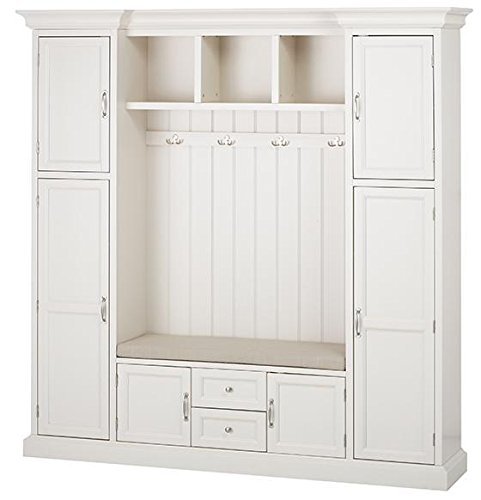 Royce All in one Mudroom, LARGE, POLAR WHITE