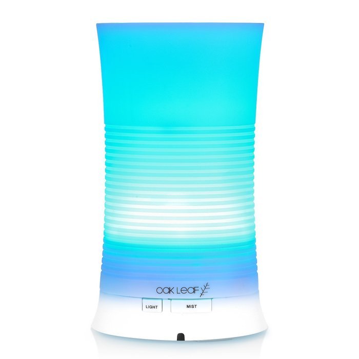 Aromatherapy Essential Oil Diffuser, Oak Leaf 100ml Ultrasonic Mini Cool Mist Aroma Air Humidifier with Soothing... N3