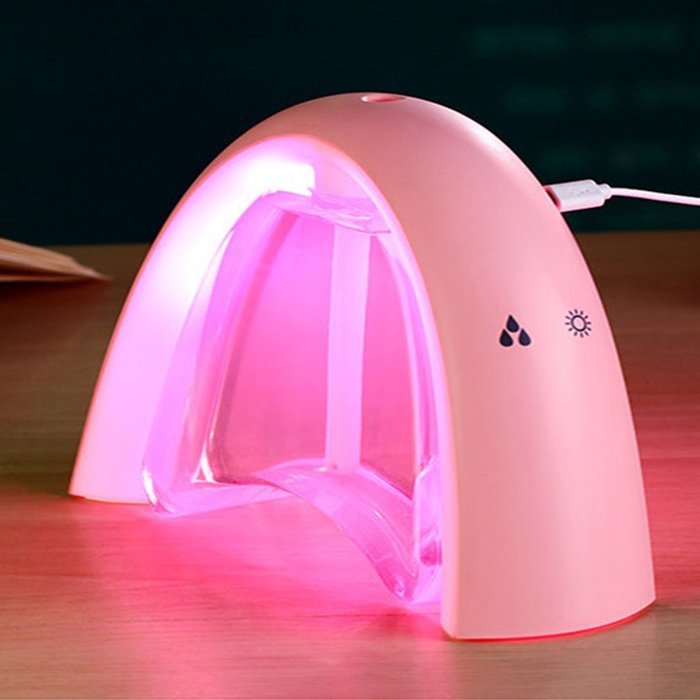 IPUIS 400ml USB Humidifier Air Diffuser New Rainbow Night Lights Model with Message Board Oil Essential Aroma...