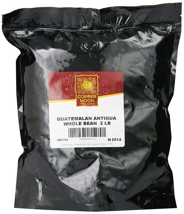 Copper Moon Guatemalan Antigua Blend Whole Bean, 2-Pound Bag