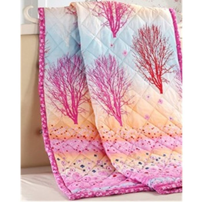 KAKA(TM) Home Comfortable Cotton Pure Pink Comforter for Summer Air-Conditioning Quilt 1PS(180-220cm) N2