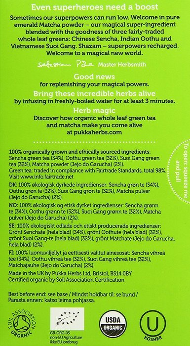 Pukka Organic Teas, Cleanse, 20 Count N47