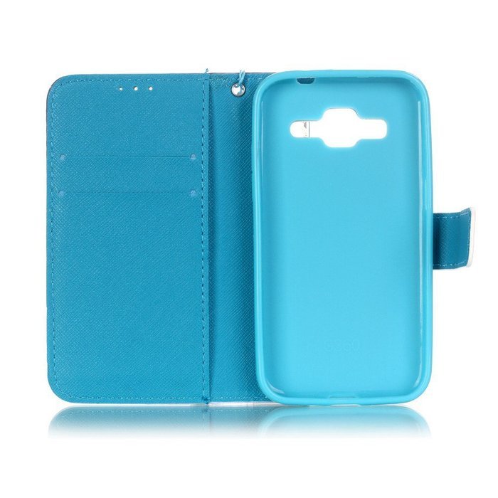 Samsung Galaxy Core Prime Case,Yaheeda [3D Colored Drawing] [Flip Fit] Premium PU Leather Card-Slots Cash-Slots... N5