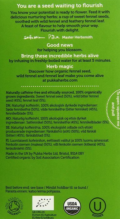 Pukka Organic Teas, Cleanse, 20 Count N49