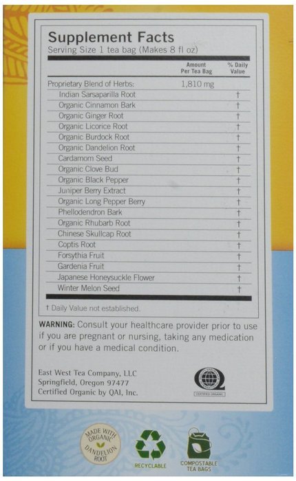 Yogi Organic Detox Tea, 16 ct N3