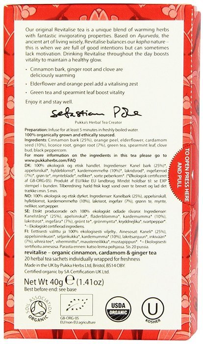 Pukka Organic Teas, Cleanse, 20 Count N51