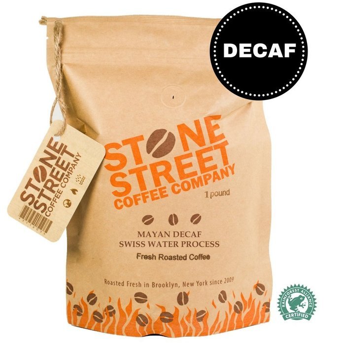 MAYAN DECAF SWISS WATER PROCESS Ground Coffee | 1 LB Bag | Chemical Free Decaffeination | 100% Rain Forest Alliance... N2