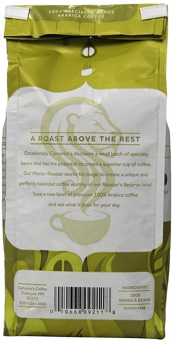 Cameron's Coffee Gold Roast Coffee, Kona Blend, Whole Bean, 10 Ounce N5