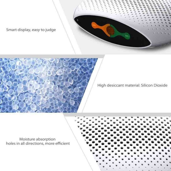 Generic Top200 White Melody Silent Portable Wireless Dehumidifier, White Melody N9