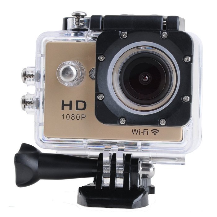 Progre&reg; WIFI Action Digital Camera 12MP Full HD 1080P 30FPS 2.0inch LCD Diving 30M Waterproof Sport DV N31