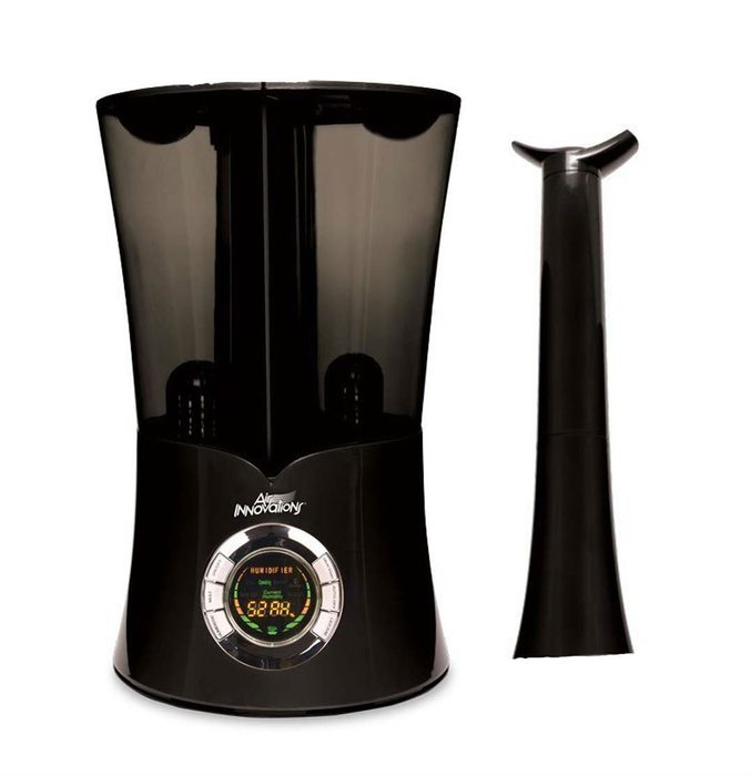 Air Innovations MH-801B-BLK Humidifier Black with Demineralization Filter (2-Pack)