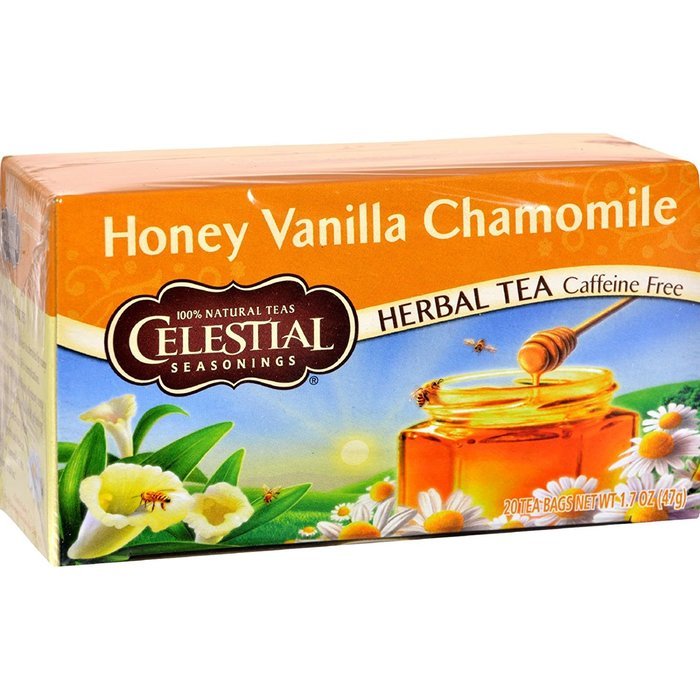 Celestial Seasonings Herb Tea Honey Vanilla Chamomile -- 20 Tea Bags