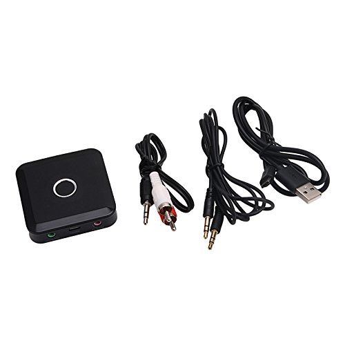 Delight eShop 1pcs Bluetooth 4.0 Transmitter, 3.5mm Stereo Audio Adapter, Wireless Bluetooth Audio Transmitter...