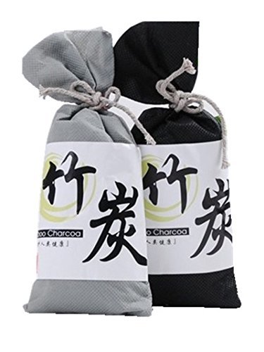 Sunny&Shining &reg; Bamboo Charcoal Deodorizer Porous Dehumidifier Air Refresher 130G Bag for Car, Drawer, Cabinet... N5