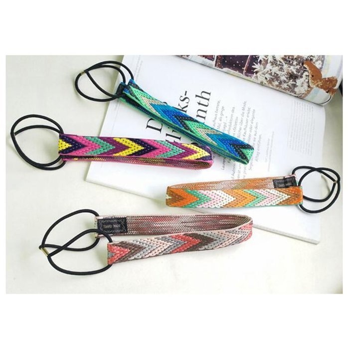 Yaheeda 5pcs Women Hair Band,Classic Bohemian Style Elastic Headband for Women and Girls