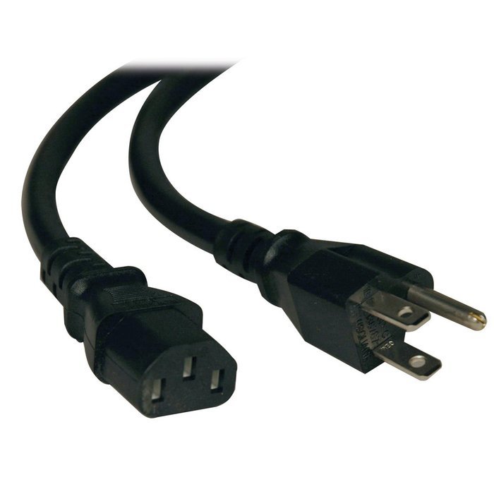 TRIPP LITE P007-003 3-Feet 14AWG 15A Heavy Duty Computer Power Cord N2
