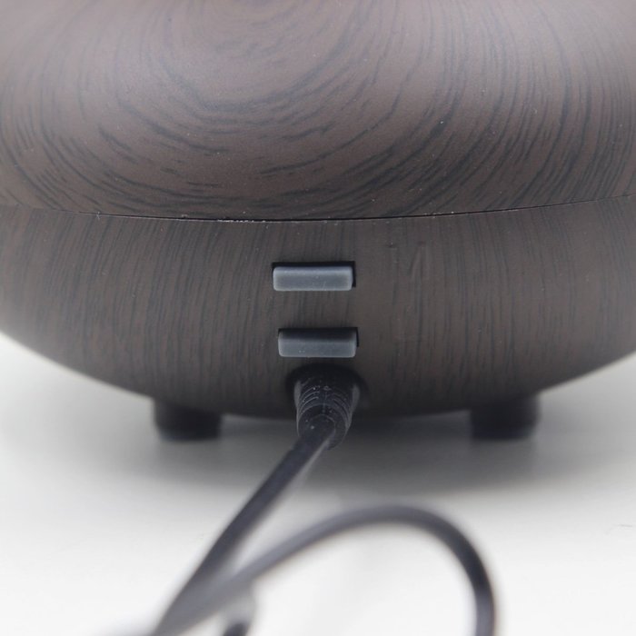 Yontree Essential Oil Diffuser Classic Wood Grain Ultrasonic Humidifier Ancient Vase Sweet Humidifier for Home... N14