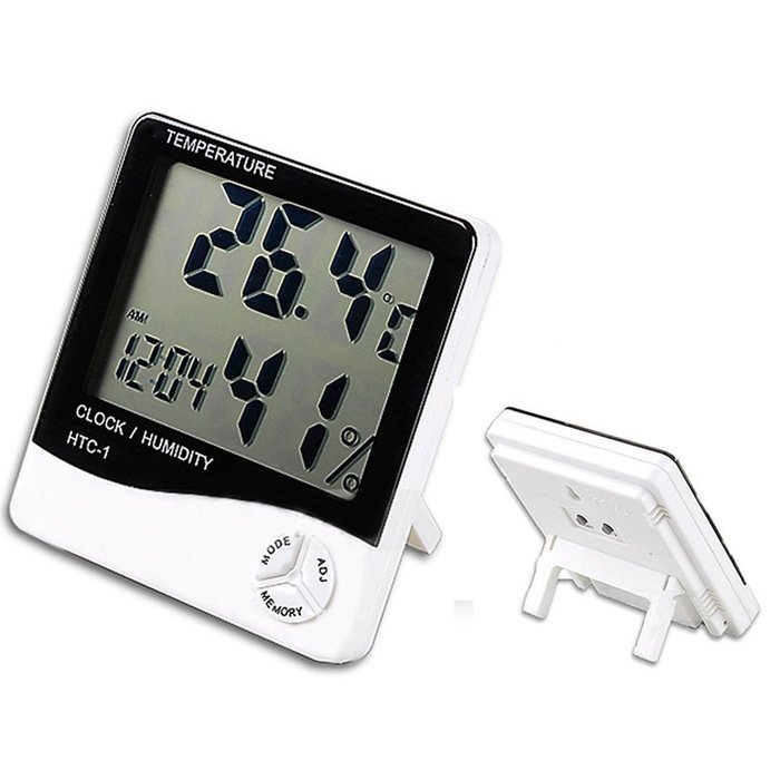 Geekercity&reg; Indoor Electronic Digital Hygrometer Humidity Meter Temperature Monitor Thermometer with Stand and... N2