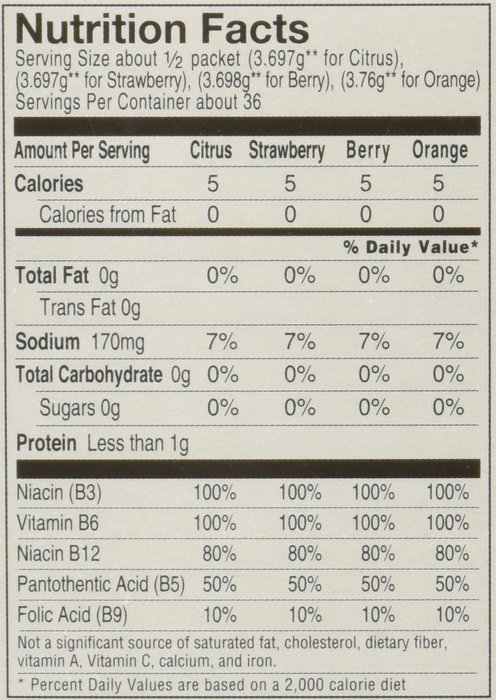 4C Totally Light Bonus Variety Pack, Energy Rush, 18-Count Boxes (Pack of 3) N3